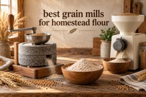 best grain mills for homestead flour