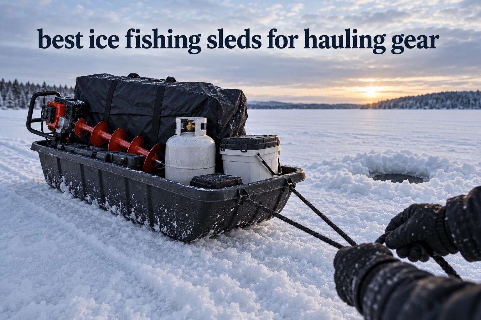 best ice fishing sleds for hauling gear