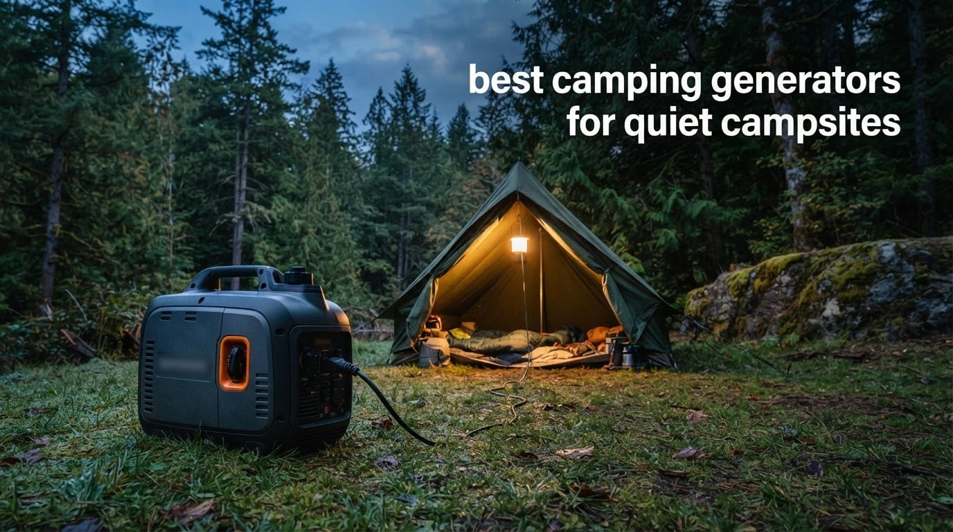 best camping generators for quiet campsites
