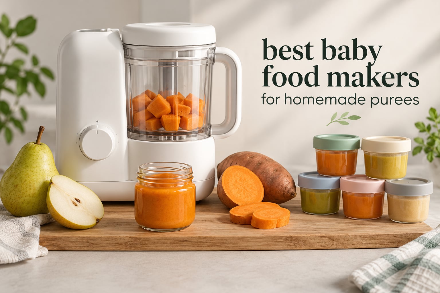 best baby food makers for homemade purees