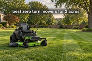 best zero turn mowers for 2 acres
