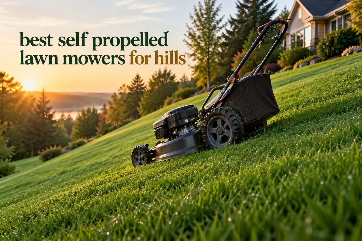 best self propelled lawn mowers for hills