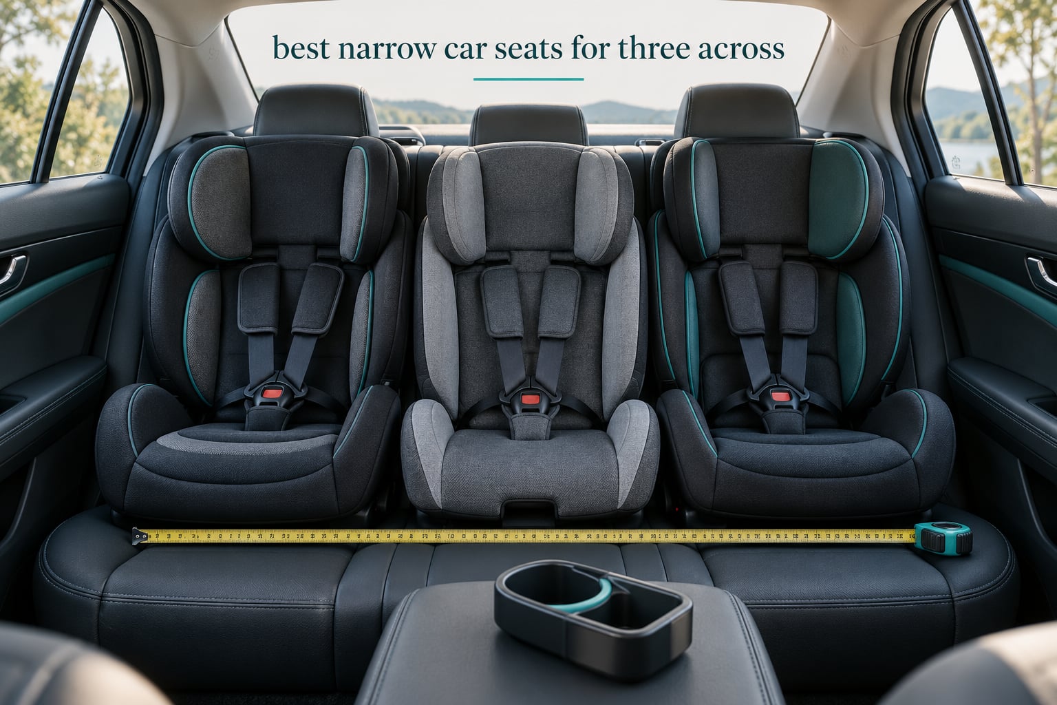 best narrow car seats for three across