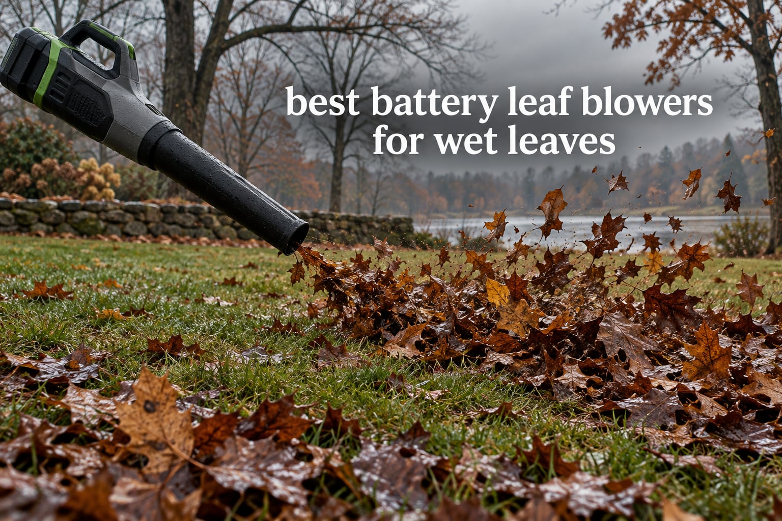 best battery leaf blowers for wet leaves