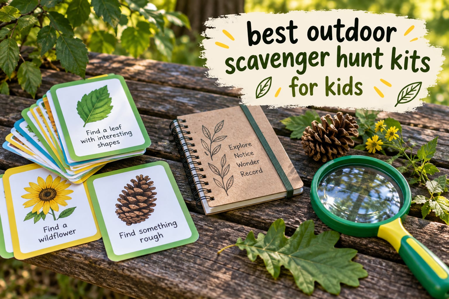 best outdoor scavenger hunt kits for kids