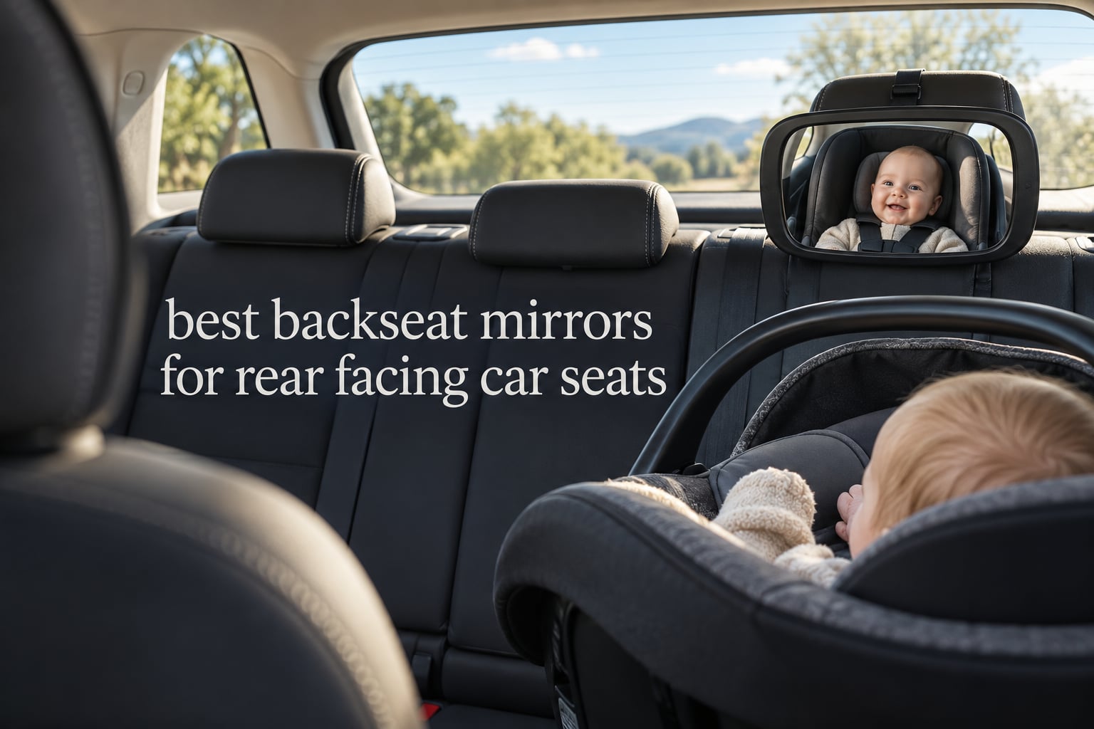 best backseat mirrors for rear facing car seats