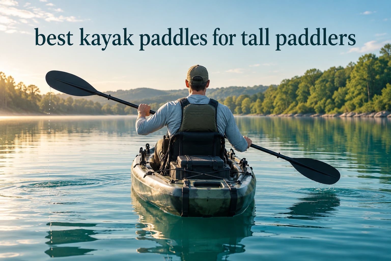 best kayak paddles for tall paddlers