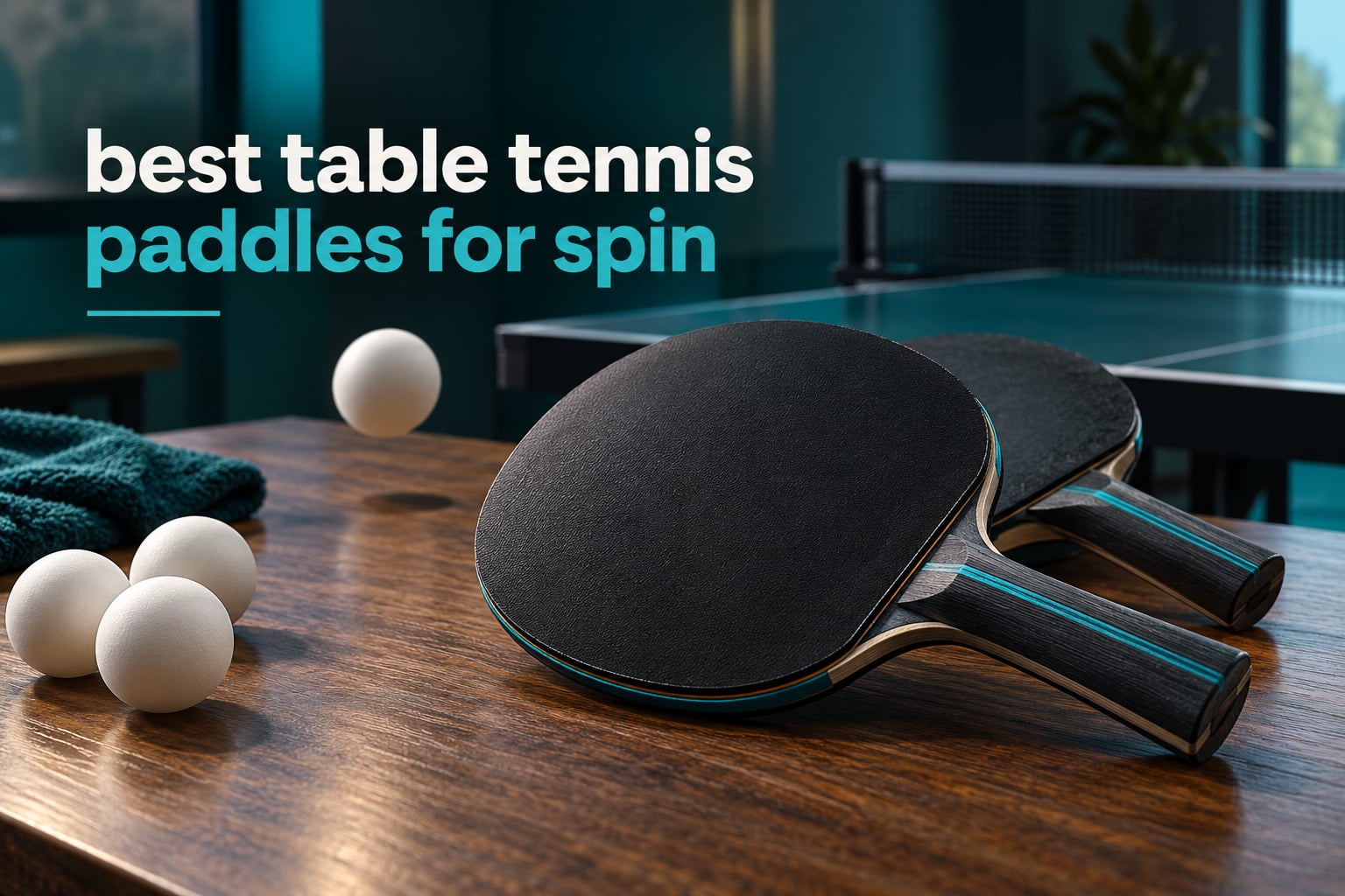 best table tennis paddles for spin