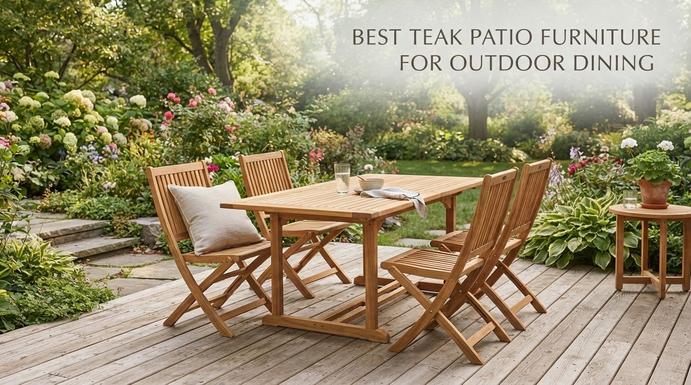 best teak patio furniture for outdoor dining