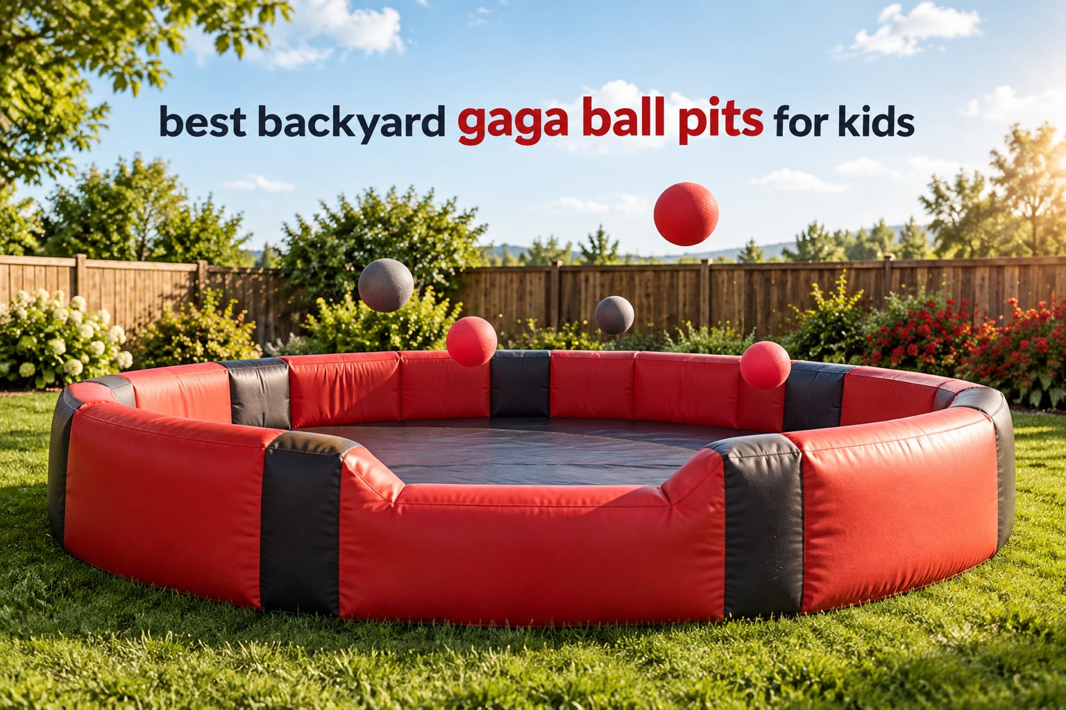 best backyard gaga ball pits for kids