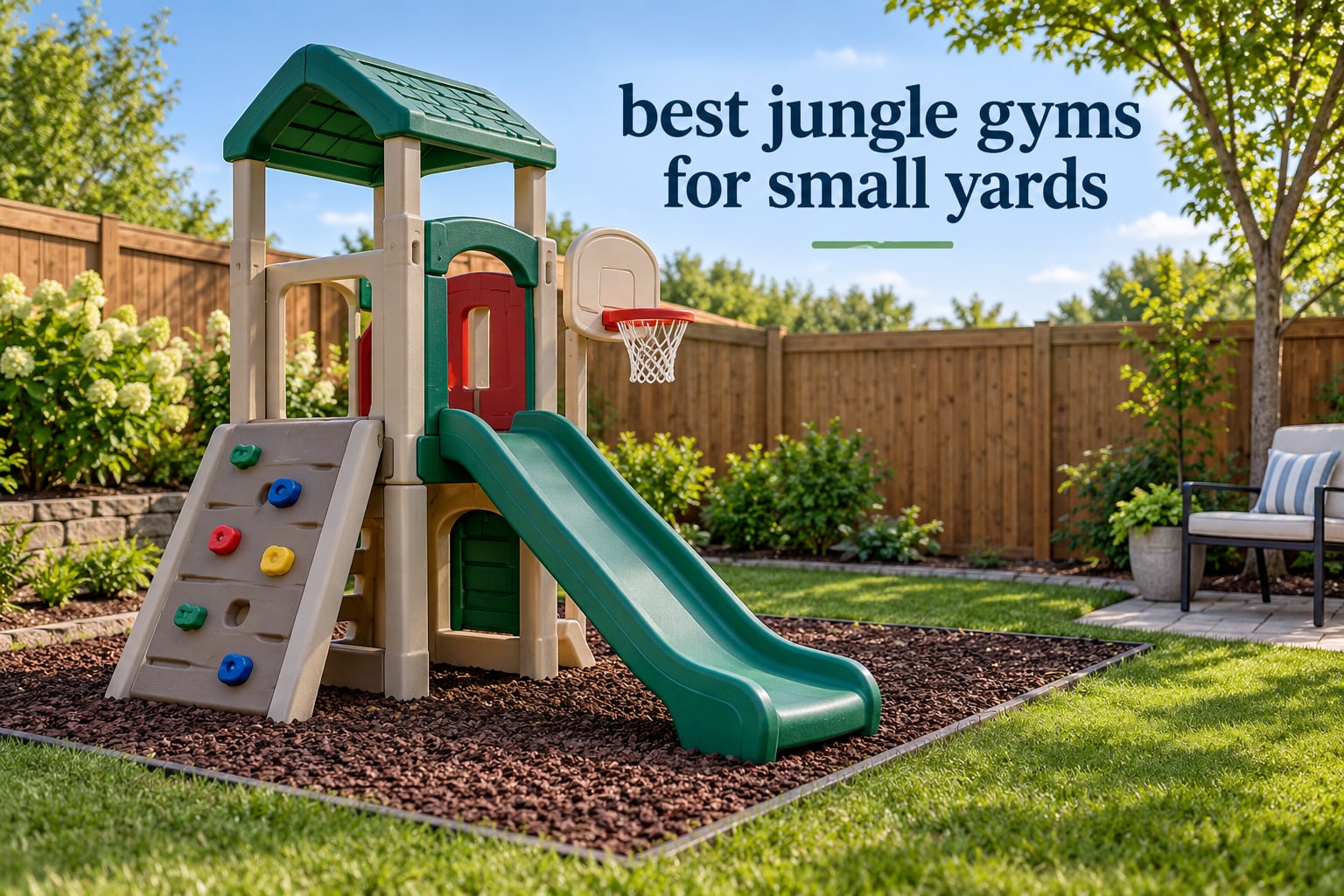 best jungle gyms for small yards