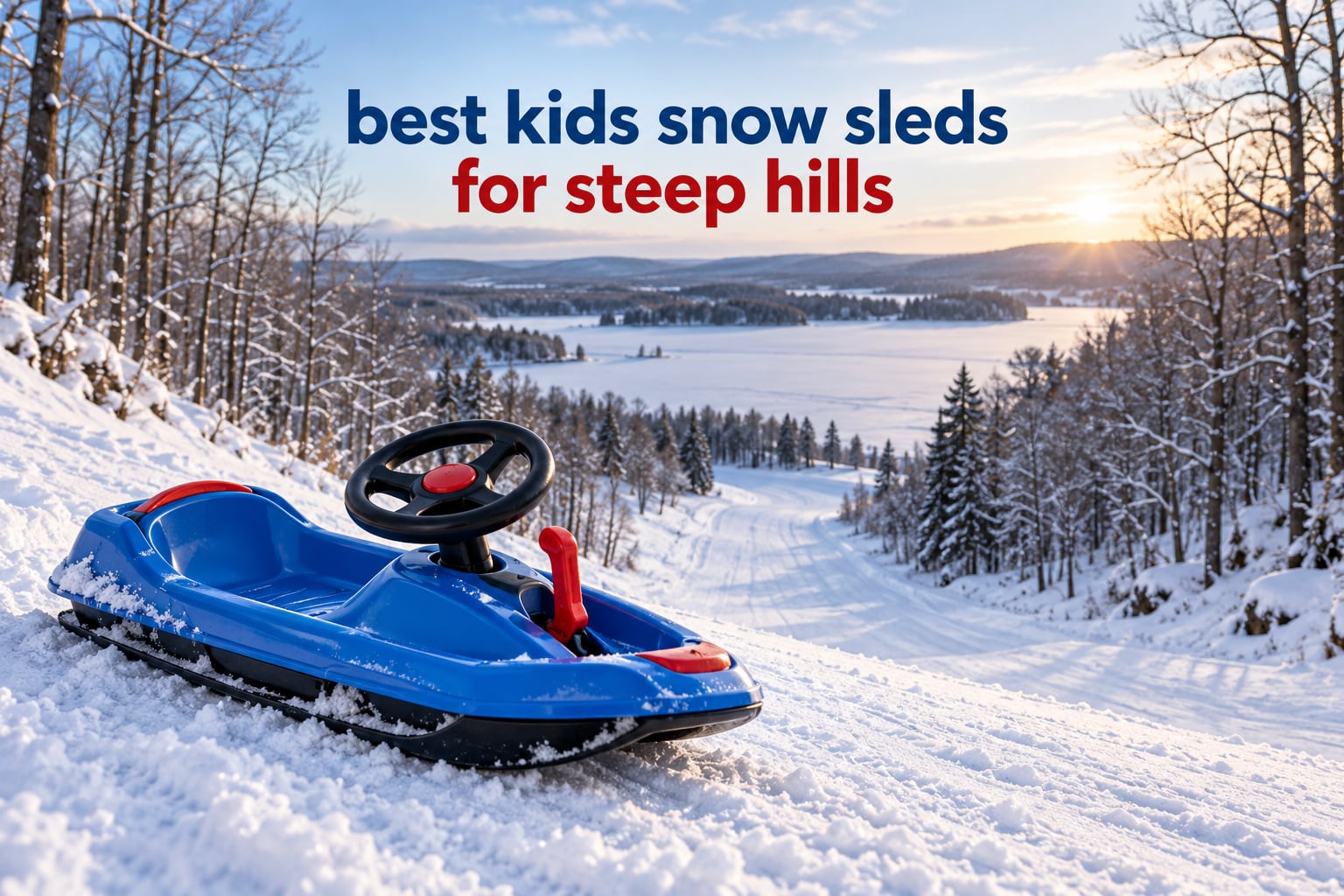 best kids snow sleds for steep hills