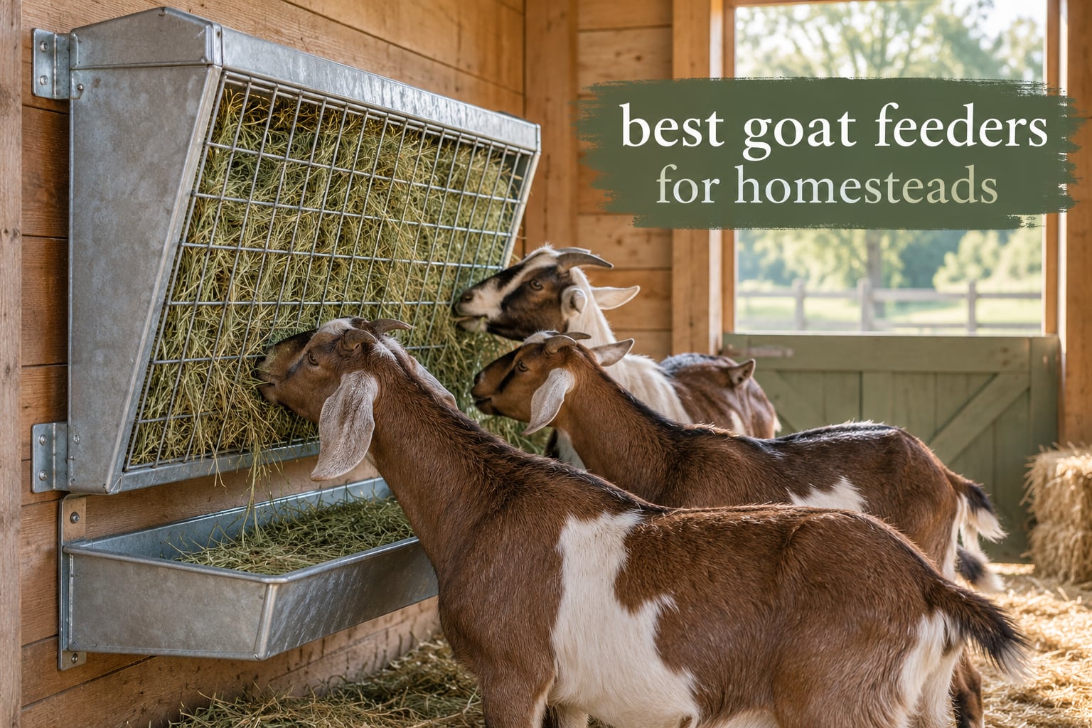 best goat feeders for homesteads