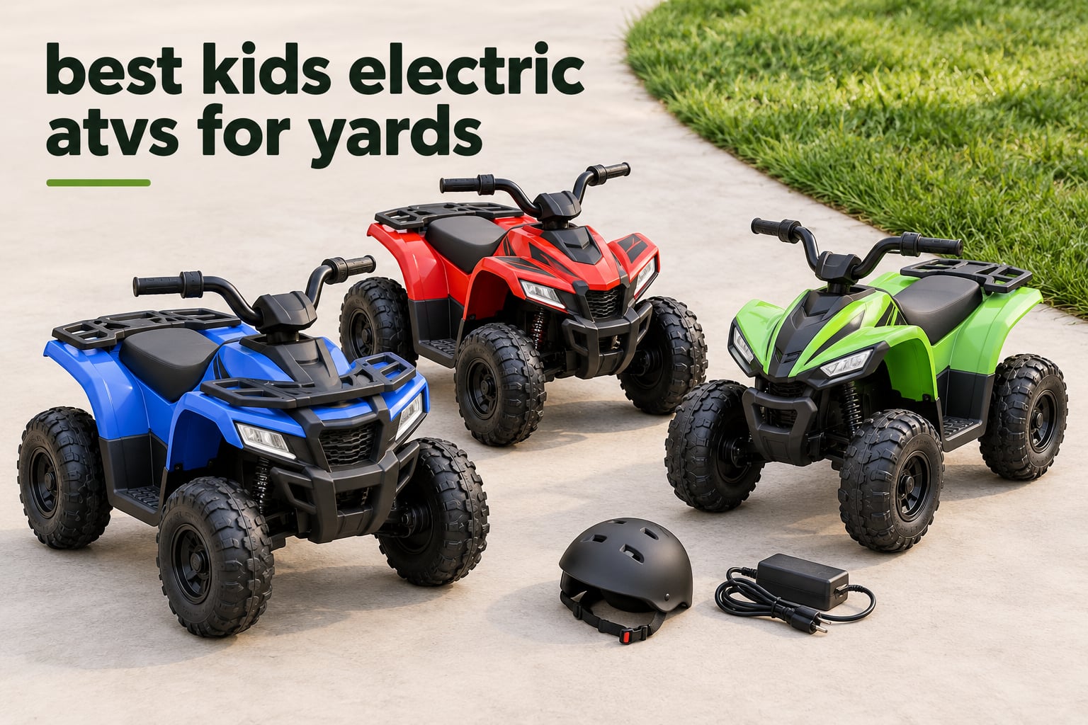 best kids electric atvs for yards
