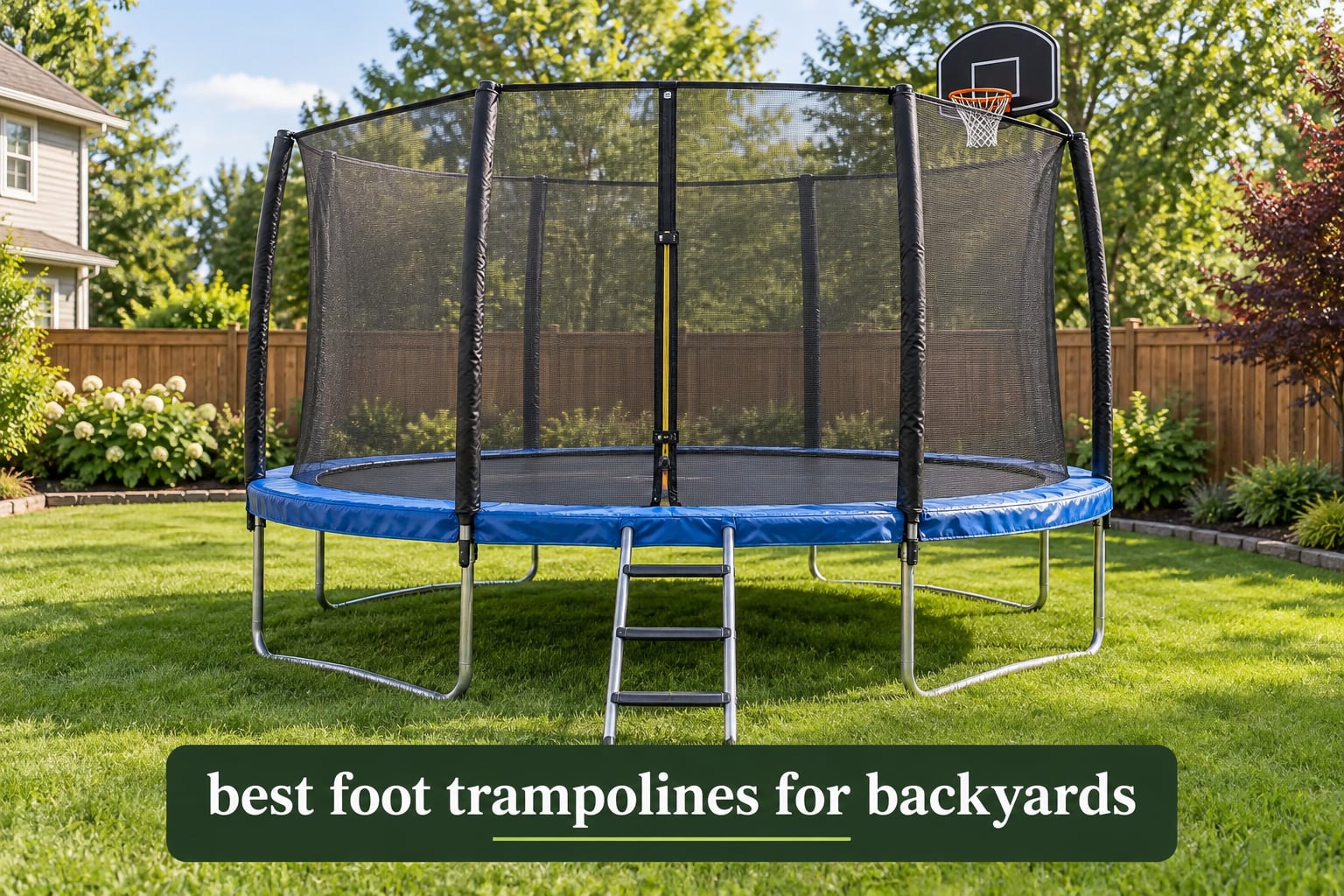 best 12 foot trampolines for backyards