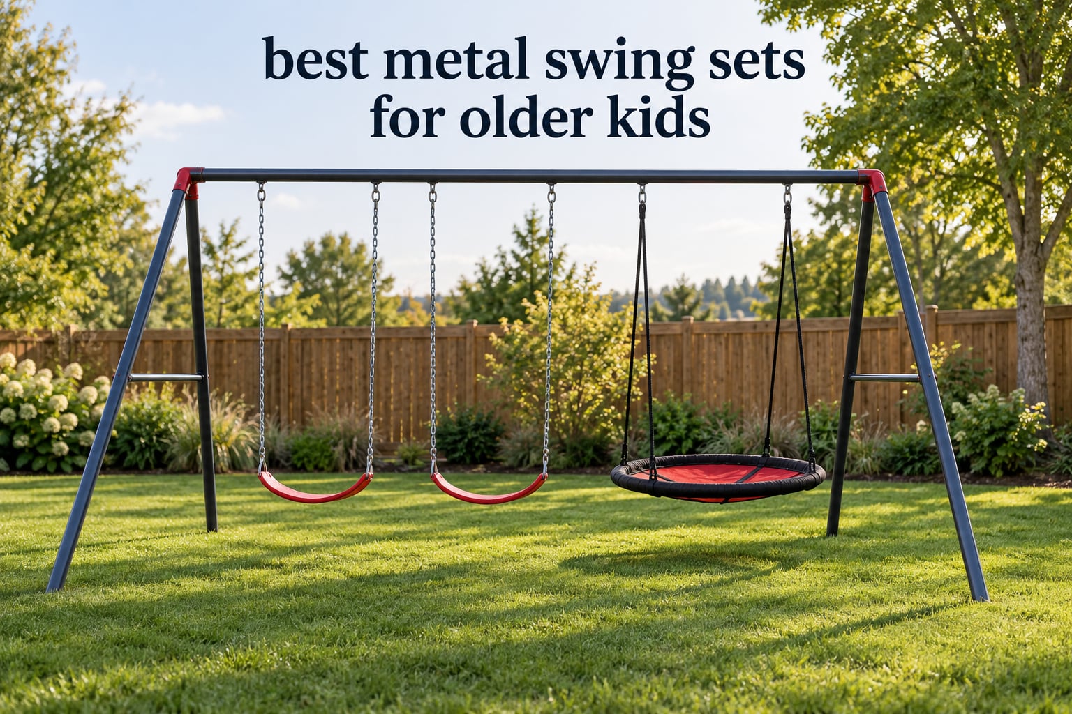 best metal swing sets for older kids
