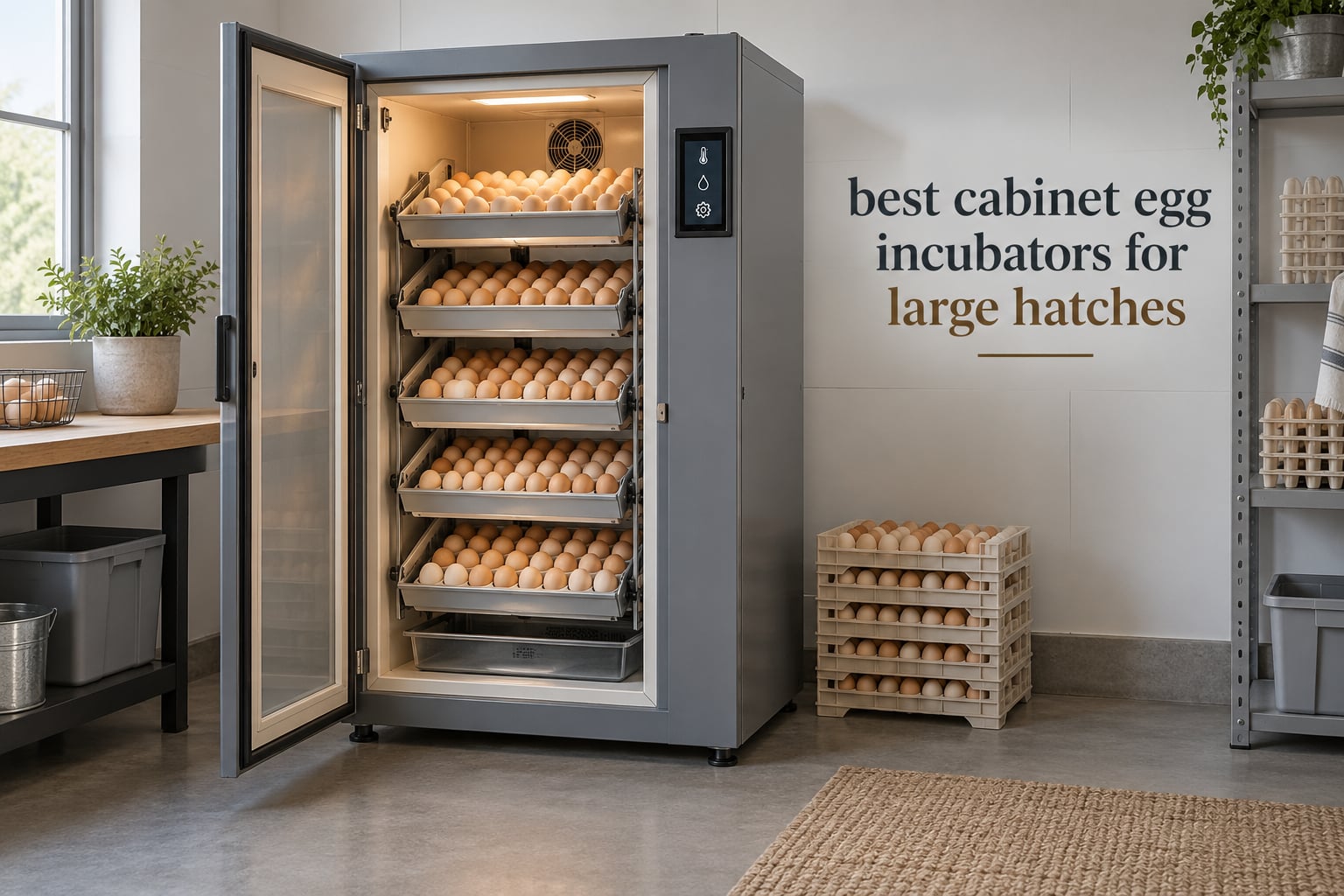 best cabinet egg incubators for large hatches