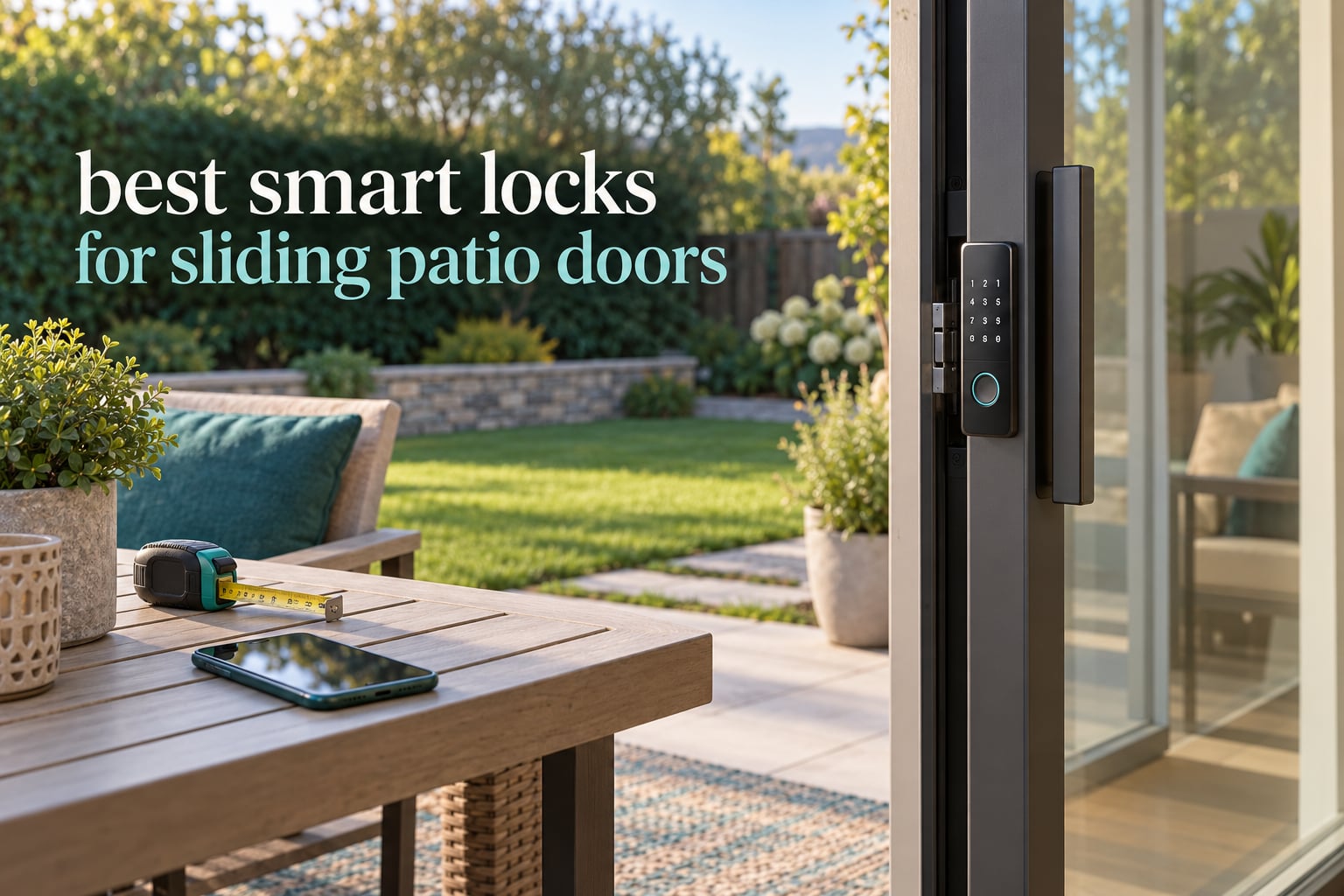 best smart locks for sliding patio doors