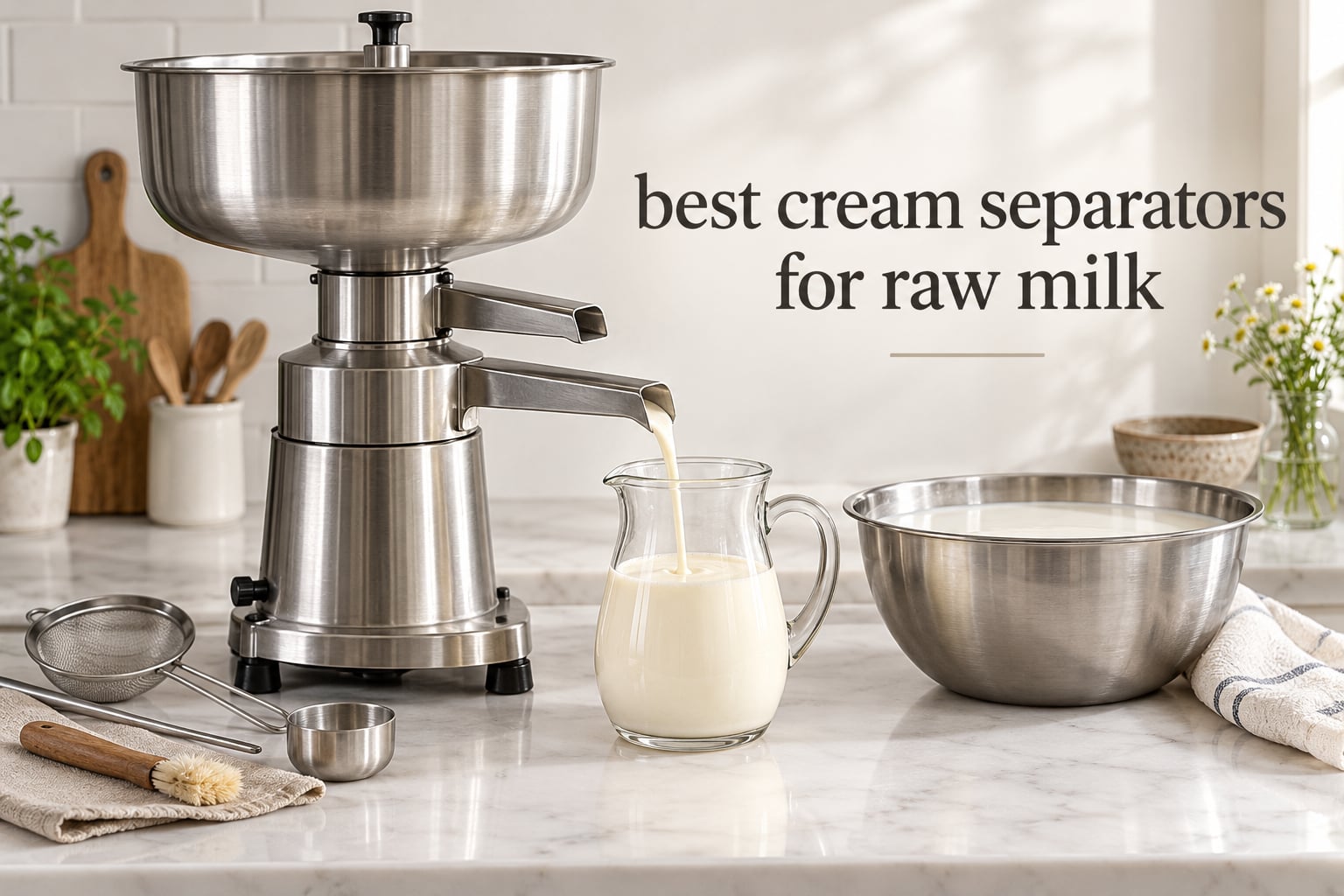 best cream separators for raw milk