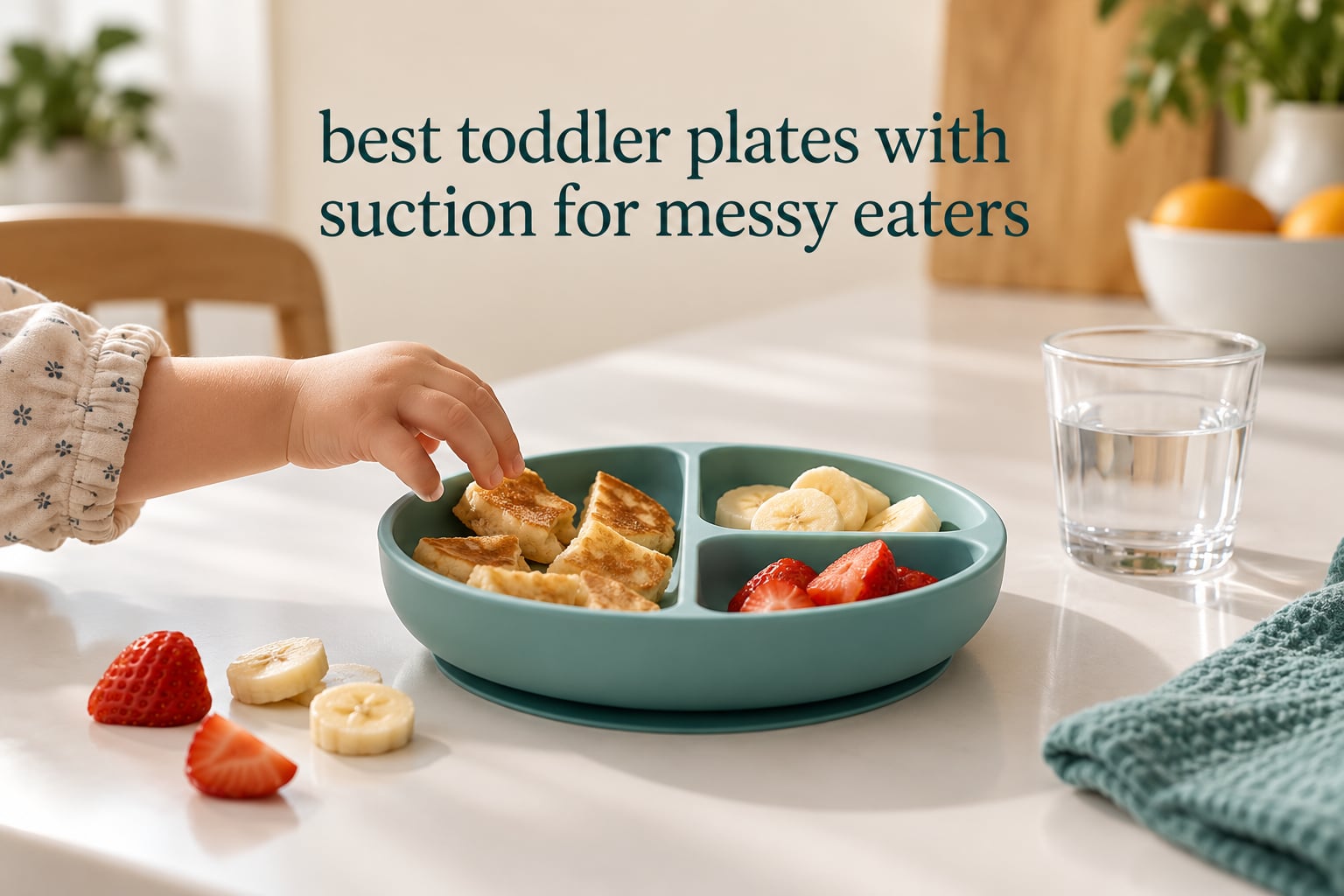 best toddler plates with suction for messy eaters