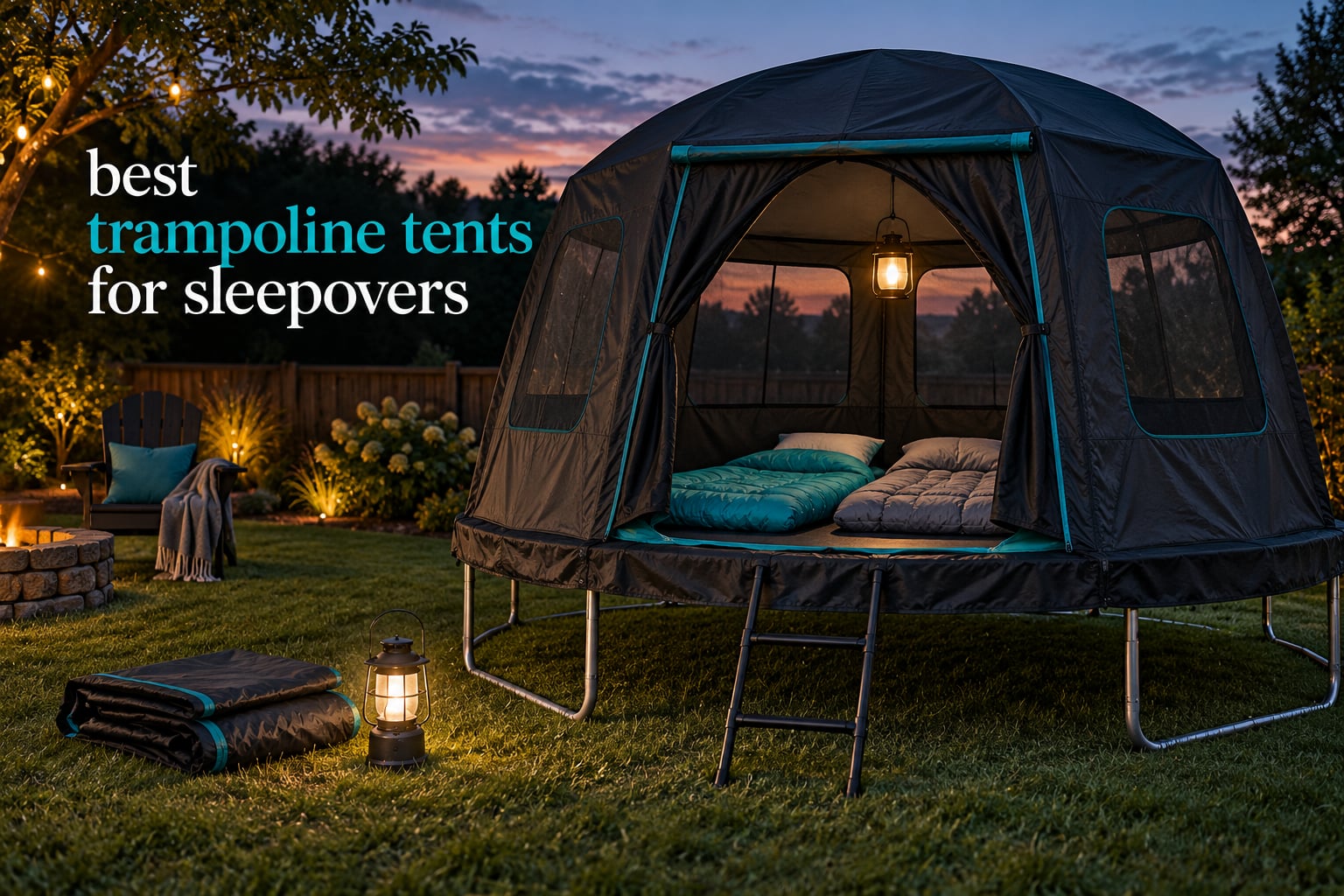 best trampoline tents for sleepovers
