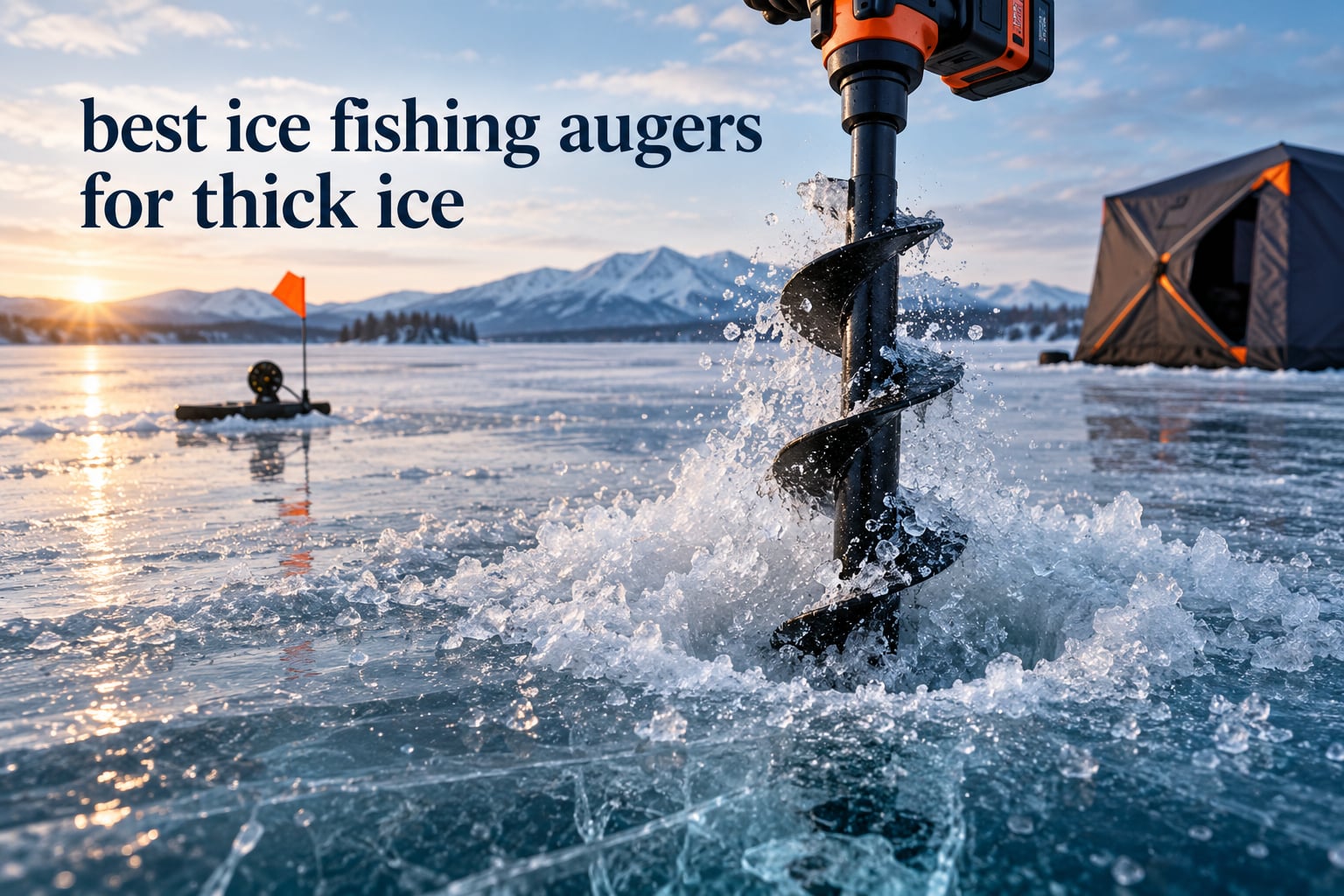 best ice fishing augers for thick ice