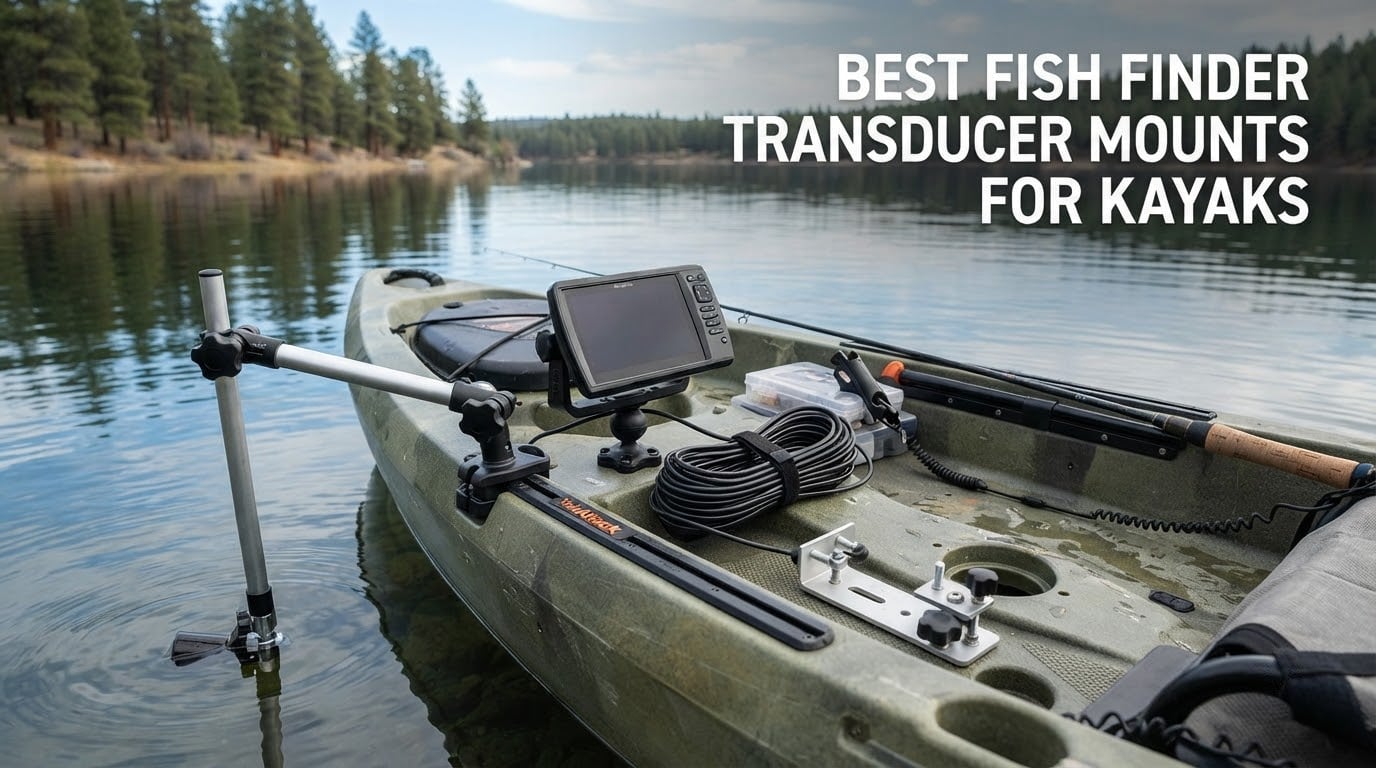 best fish finder transducer mounts for kayaks
