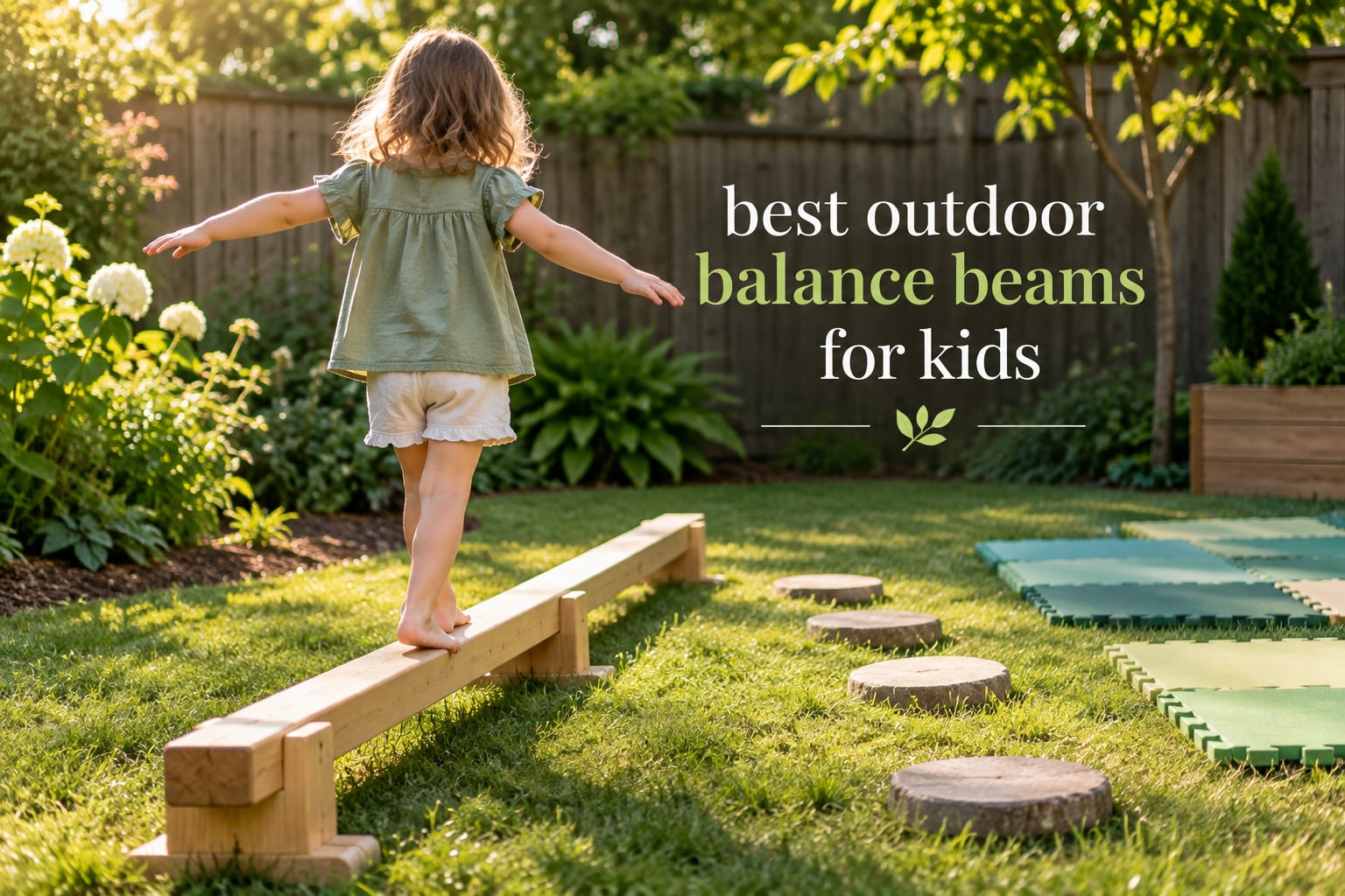 best outdoor balance beams for kids