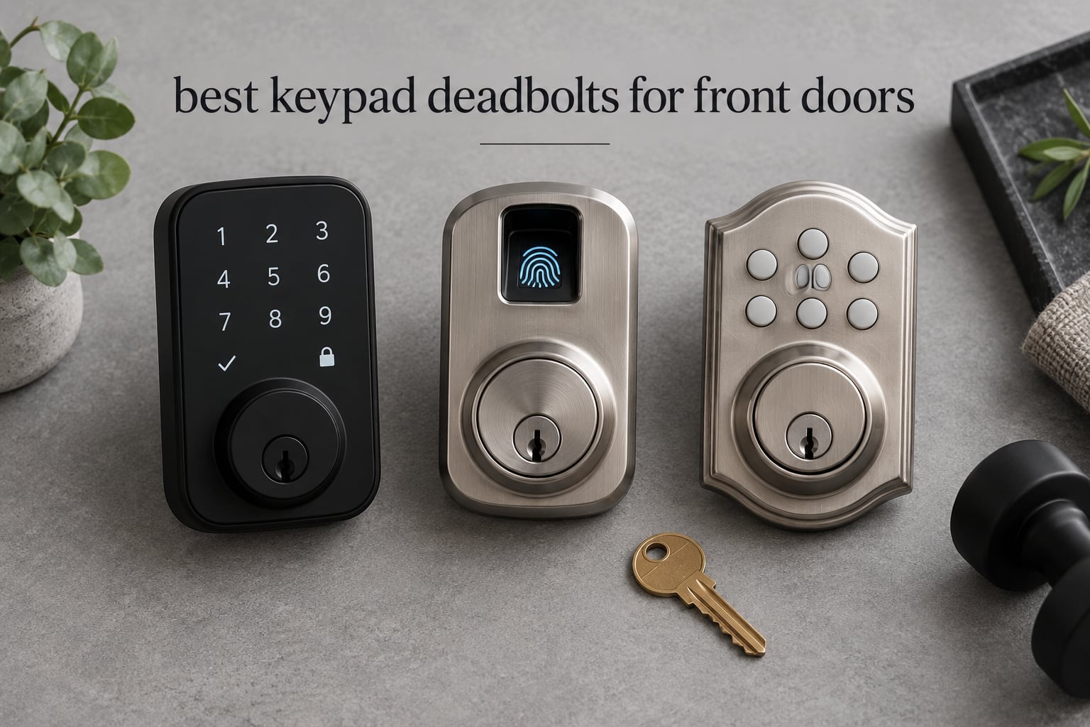 best keypad deadbolts for front doors