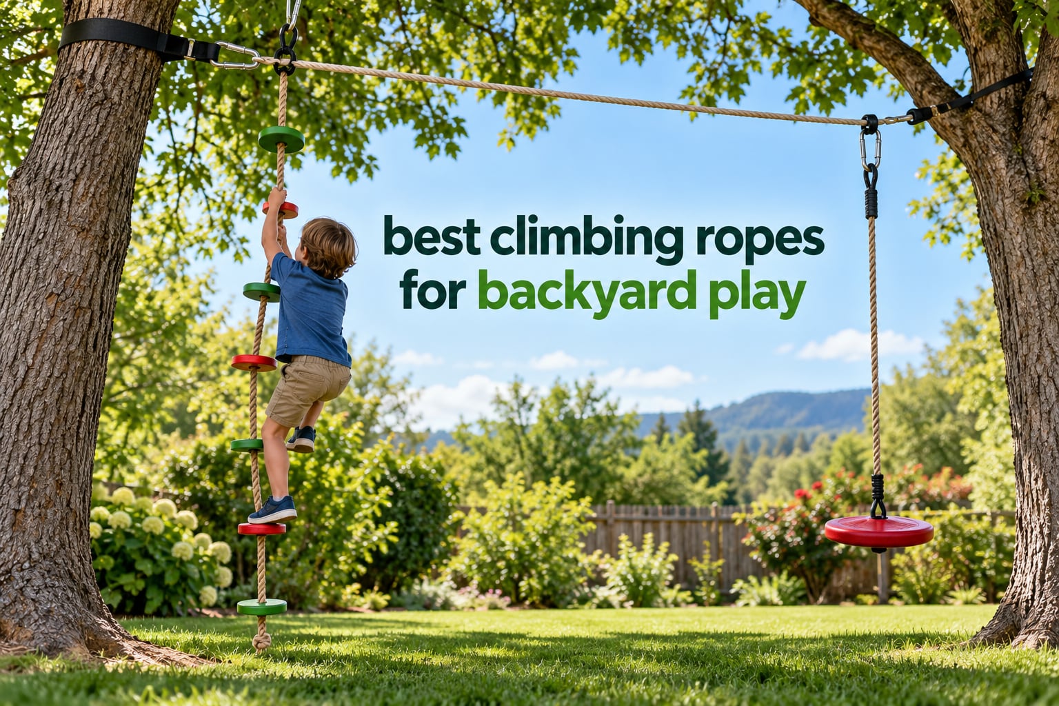 best climbing ropes for backyard play