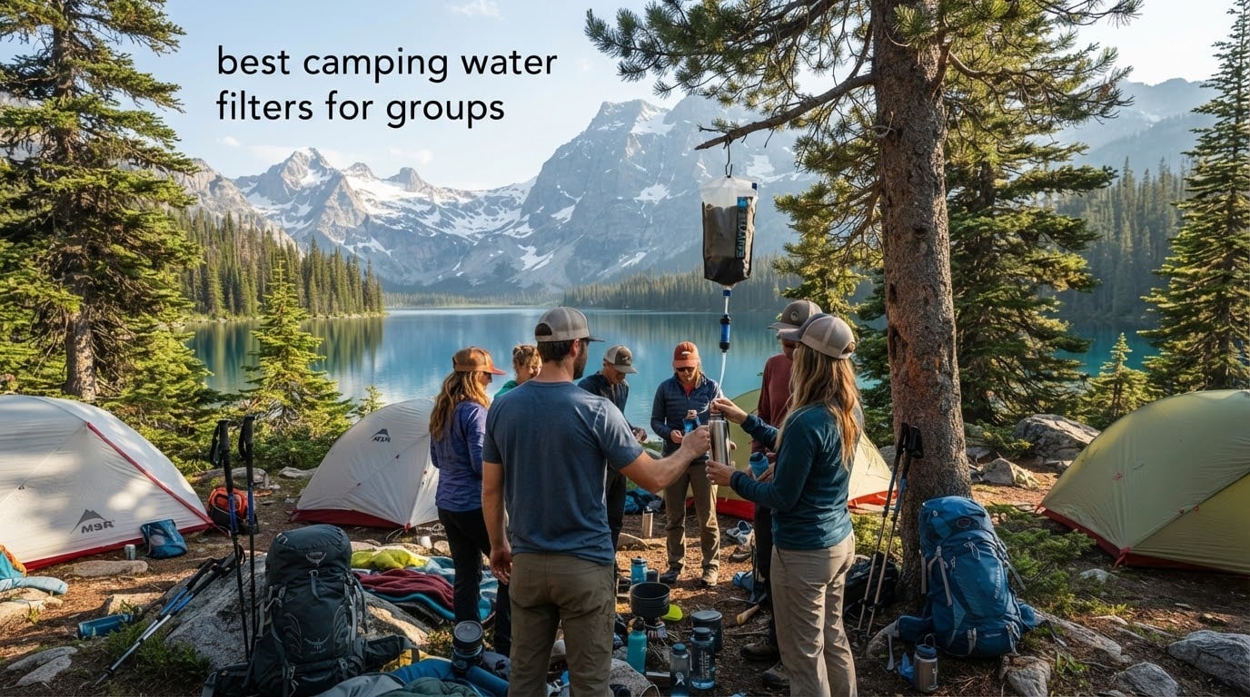 best camping water filters for groups
